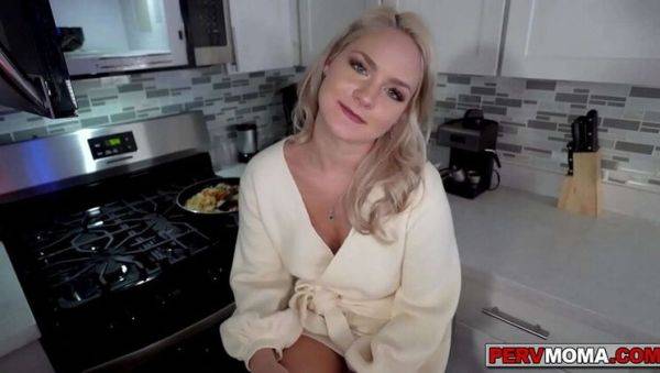 Blonde Stepmom Lisey Sweet Gets Horny and Fucks Step Son's Big Cock - veryfreeporn.com on freevids.org