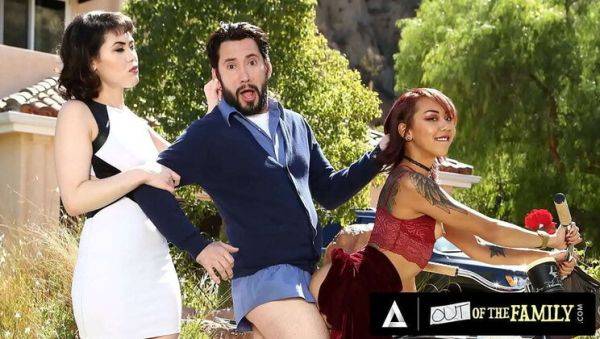 Stepmom Catches Husband and Stepdaughter Fucking - Threesome with Deep Throat and Rimming - xxxfiles.com on freevids.org