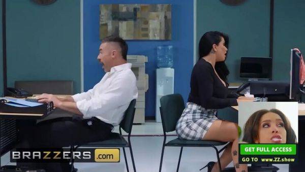 Big Tits Office Fuck - Romi Rain Gets Hardcore Workout from Charles Dera - Brazzers - veryfreeporn.com on freevids.org