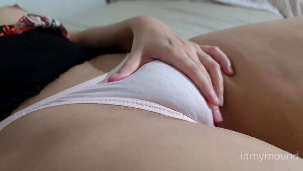 Inmymound gets soaked in her wet panties with hairy pussy closeup - xxxfiles.com on freevids.org