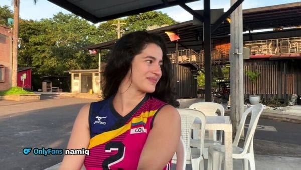 Roxxan the Pro Volleyball Player Gets Fucked Hard in Public Bathroom - Creampie, Big Ass, Squirting MILF - porntry.com - Colombia on freevids.org