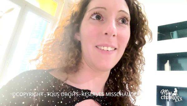 Misschaudexxx Hot Amateur Blowjob & Handjob with Big Natural Tits in Lingerie - porntry.com - France on freevids.org