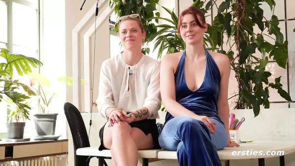 German Amateur Lesbian Sex - Zora and Sarah Fingering, Pussy Licking, and Blindfold Fetish with Big Natural Tits - xxxfiles.com - Germany on freevids.org