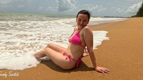 Sandy Switch's Real Multi-Orgasm: Cunnilingus, Fingering & Fisting with Big Tits MILF - porntry.com on freevids.org