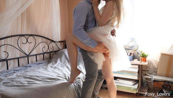 Blonde Bride Fucks Ex Before Wedding - Passionate Doggy Style Quickie - porntry.com on freevids.org