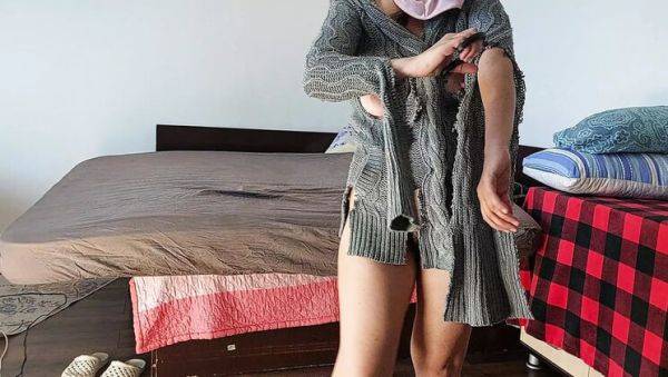 Amateur MILF Mirsur Dances Naked & Fingering Her Hairy Pussy - Big Ass Brunette Masturbation - xxxfiles.com on freevids.org