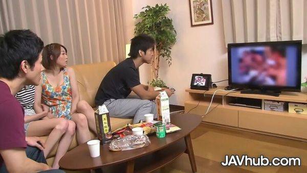 JAVHUB Japanese Foursome: Hinata Hyuga & Haruka Sasano in Hardcore DP Action - xxxfiles.com - Japan on freevids.org