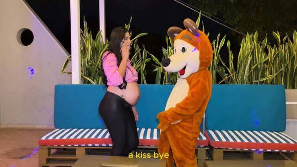 Pregnant MILF Surprised By Friend With Rough Fetish Blowjob & Big Tits Cosplay - porntry.com - Colombia on freevids.org