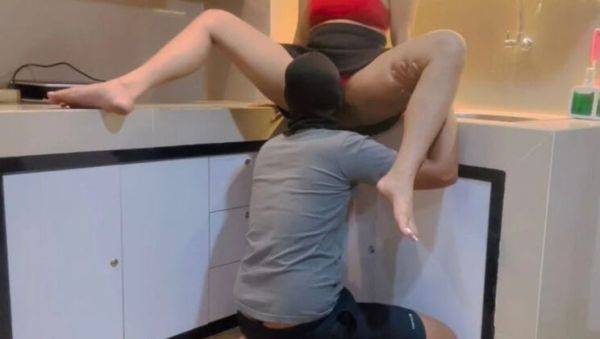 Hot Mother-In-Law Seduces Me in Kitchen - Rough Fuck & Squirting - xxxfiles.com - Indonesia on freevids.org