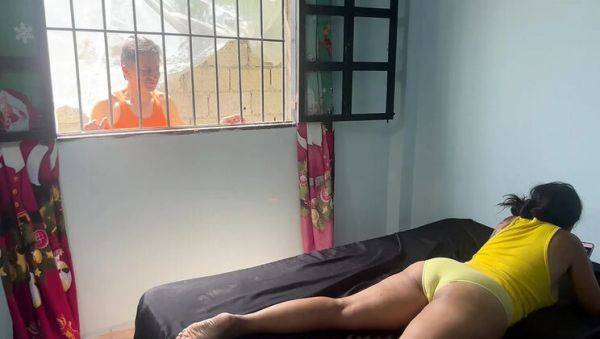 Horny Old Man Fucks Busty Latina Stepdaughter with Big Ass - xxxfiles.com - Venezuela - India - Ecuador on freevids.org