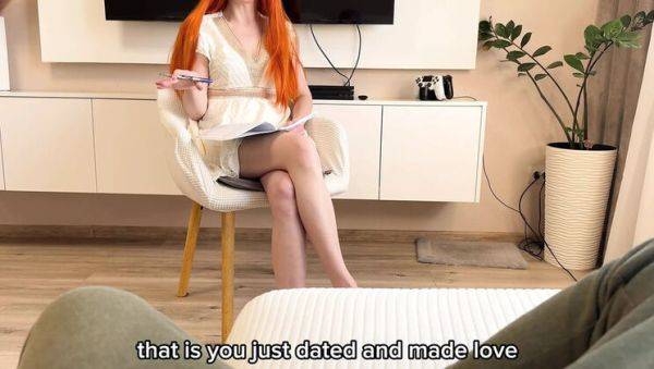 Russian Amateur Psychologist Fucks Patient To Cure Depression - POV Sex With English Subs - porntry.com - Russia - Britain - Ukraine on freevids.org