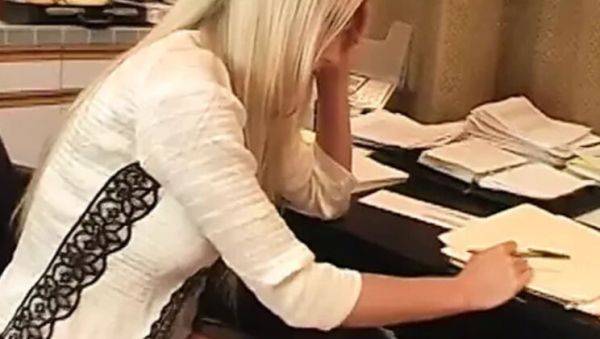 Blonde Office Slut Diana Doll Fucked Hard by Big Cock for Facial Climax - veryfreeporn.com on freevids.org