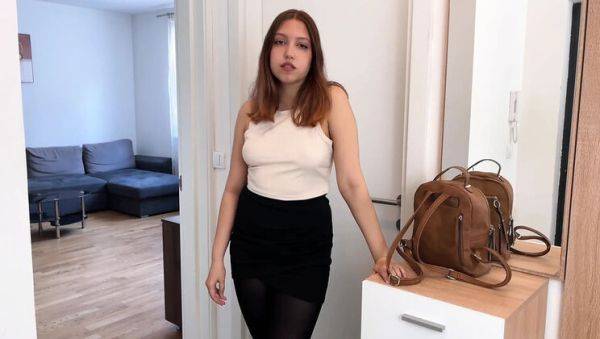 Office Secretary Mila Daisy Caught Looking by Colleague - Pantyhose Fuck on Business Trip - xxxfiles.com on freevids.org