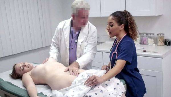 Horny Teen Patient Samantha Reigns Fingered by Doctor Jay Crew & Nurse Liv Revamped in Clinic Threesome - xxxfiles.com on freevids.org