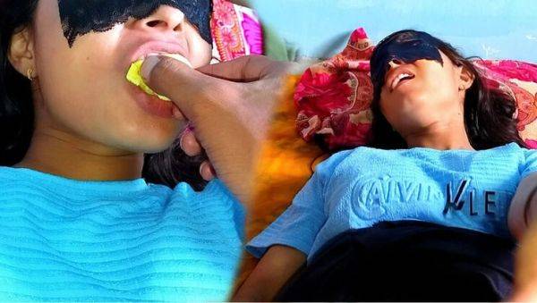 Desi step sister's friend gets spit fucked hard in hotel - rasmalai feeding turns wild - porntry.com - India on freevids.org