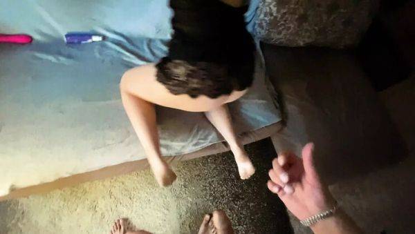 Stepmom Jerks Off on Couch & Gets Fucked Hard - Horny MILF Action - porntry.com - Russia - India on freevids.org