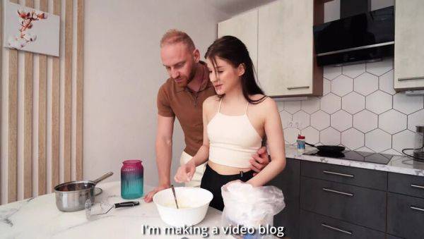 Kitchen Anal Fuck: Hardcore Teen Takes Big Cock Deep - porntry.com on freevids.org