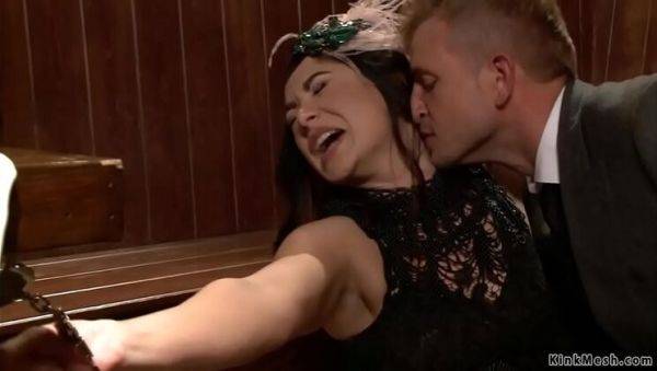 Lea Lexis Bound and Fucked as Debtor's Wife in Rough Bondage Sex - xxxfiles.com on freevids.org