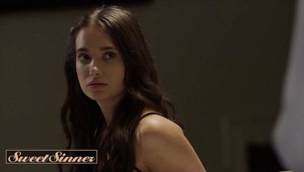 Petite shy stepdaughter Gia Paige gets naughty with big dick daddy - Sweet Sinner - xxxfiles.com on freevids.org