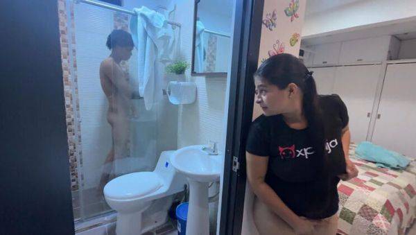 Stepmom Spies On Me Shower - Slutty Latina Alicilanyn09 Gets Rough Anal Creampie - porntry.com - India - Colombia on freevids.org