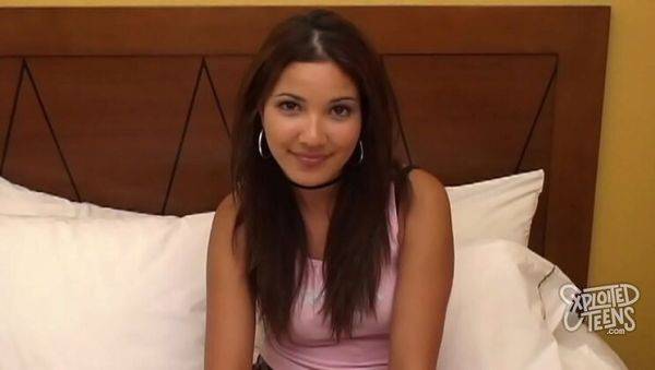 Tall Brazilian Teen Blowjob and Hardcore Fucking with Amateur Couple - porntry.com - Brazil on freevids.org