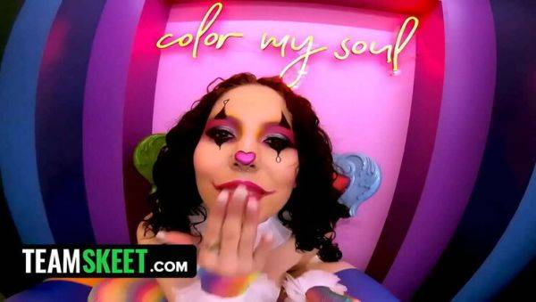 Clussy Fetish: Clown Pussy & Cock Magic with Satine Summers & Chad Alva - Hardcore Cosplay Orgy - veryfreeporn.com - Chad on freevids.org