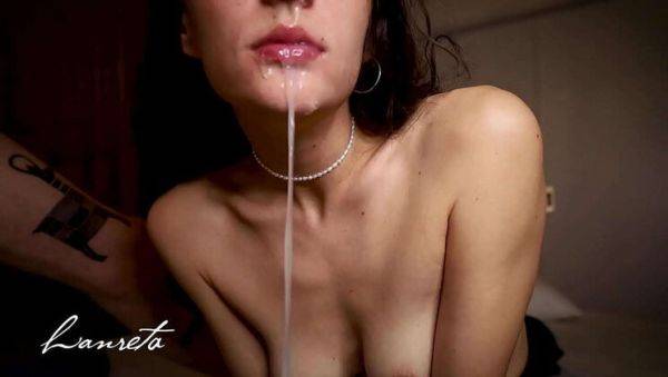 Lanreta Homemade Cum Compilation - Huge Sperm Load Swallow Gagging Blowjob - xxxfiles.com on freevids.org
