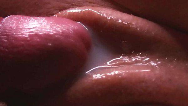 Slow Motion POV Creampie Closeup - Teen Amateur Orgasm with Cumshot on Wet Pussy - veryfreeporn.com on freevids.org