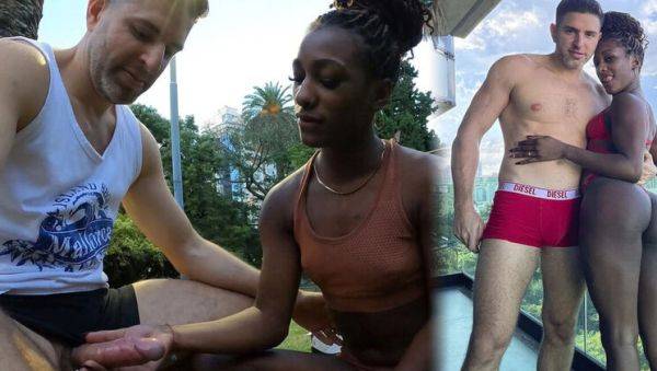 Public Dick Rating with Antonio Mallorca - Amateur Blowjob & Rough Interracial Sex in Park - xxxfiles.com - Argentina on freevids.org