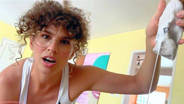 Caught Jerking Off By Step Mom - Big Ass MILF Finds Cum Sock & POV Blowjob - veryfreeporn.com - Usa on freevids.org