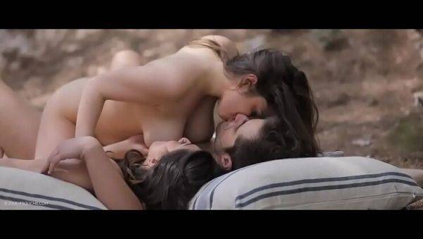 Triple Delight Threesome with Spanish Big Tits Star Miriam Prado - xxxfiles.com - Spain on freevids.org