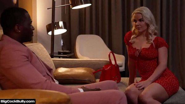 Slimthick Vic takes huge BBC to save husband's job - anal, blowjob, and cum swallow - porntry.com - Usa on freevids.org