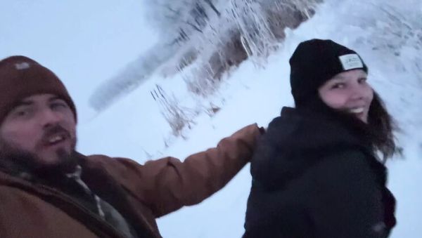 Mya Lane Outdoor Sex in Snow Almost Caught - Amateur MILF Doggystyle Public Fuck - veryfreeporn.com - Britain - Usa on freevids.org