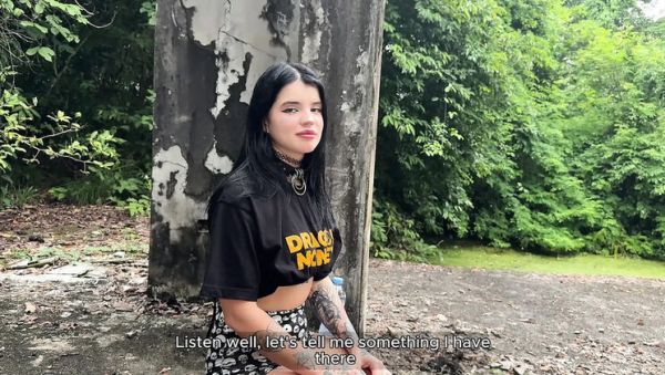 SkinLovers - Alt Girl Date Turns Into Hard Fuck & Deep Blowjob in Abandoned Place - xxxfiles.com - Russia on freevids.org