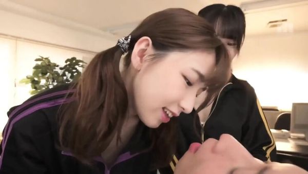 Miaki Oonaga Little Devil Threesome - Slutty Asian Blowjob and Hairy Pussy Fuck - xxxfiles.com on freevids.org