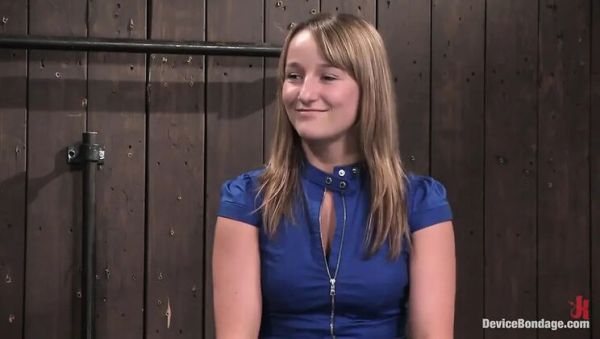 Jessie Cox Fucked Hard with Ball Gag & Bondage - Blonde Slut Begs for Cum - veryfreeporn.com - Britain on freevids.org