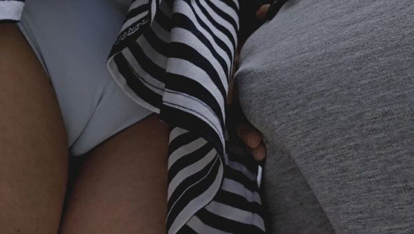 Horny Stranger Fucks Teen in Crowded Bus - Big Cock Cumshot in Panties - porntry.com on freevids.org