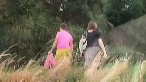 Thick Redhead Granny Gets Cum on Her Big Tits Outdoor - porntry.com on freevids.org