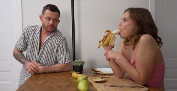 Skinny teen Bella Grey rides and sucks a big cock passionately - alphaporno.com on freevids.org