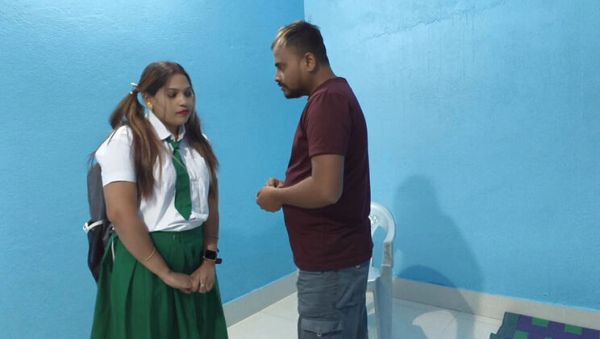 18 Year Old Virgin School Girl First Time Fucking with Boyfriend - Hindi Audio Viral Video - porntry.com - India on freevids.org