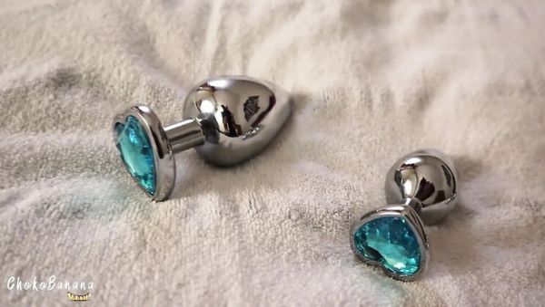 First Time Anal: Chokobanana Tries 3 Size Butt Plug Solo - porntry.com on freevids.org