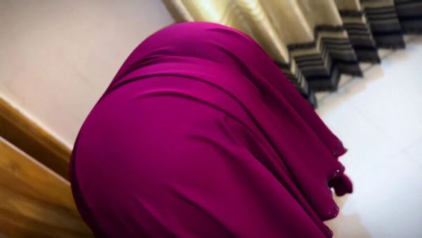 Big Ass Arab Stepmom Aria Mia Shows Huge Naked Ass & Pussy Cleaning Stepson's Room - porntry.com on freevids.org