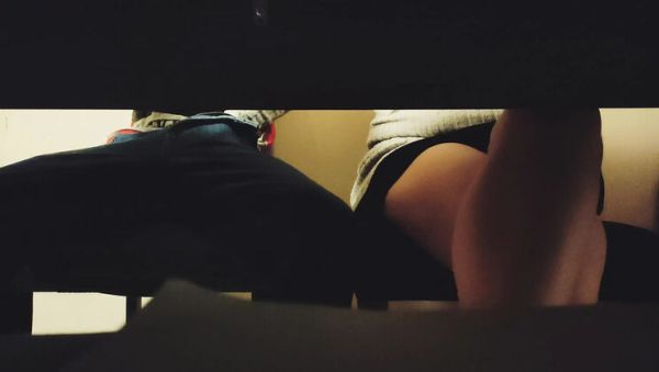 Classmate Jerks Him Off Under The Table - Lilifafa Amateur Handjob Cumshot - veryfreeporn.com - France on freevids.org