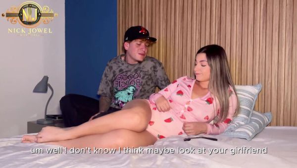 Petite Latina Stepsister Gives Me Blowjob Advice - POV Fuck & Cumshot - veryfreeporn.com - Spain - Colombia on freevids.org