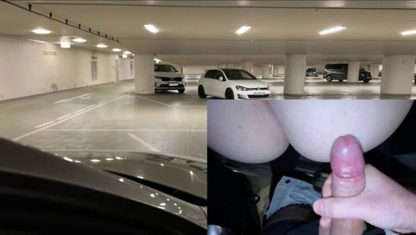 Risky Car Sex in Public Parking Lot - German Amateur Blonde Gets Fucked After Handjob - porntry.com - Germany on freevids.org