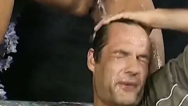 Two Guys Piss on a Piss Slut - xxxfiles.com - Germany on freevids.org