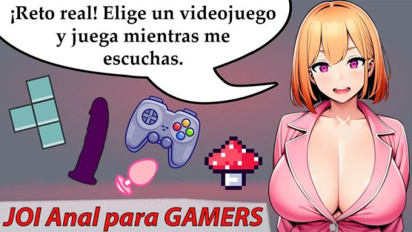 Spanish Audio JOI: Anal Lovers and Gamers, Watch Out! Hot Femdom Jerk Off Instruction - veryfreeporn.com - Spain on freevids.org