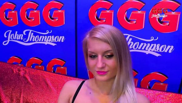 Blonde Bombshell Anna Swallows Big Cum in Casting Couch Fuck - porntry.com - Germany on freevids.org