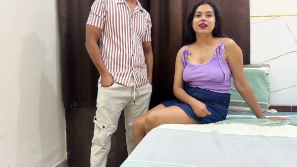 Bad Girl Saara Gets Punished by Stepdad – Desi Teen Blowjob and Creampie - porntry.com - India on freevids.org