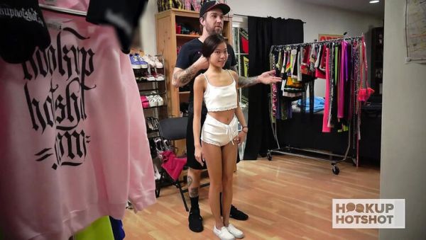 BTS: Tiny Slut Vina Sky Gets Fucked Hard by Bryan Gozzling - porntry.com - Britain on freevids.org